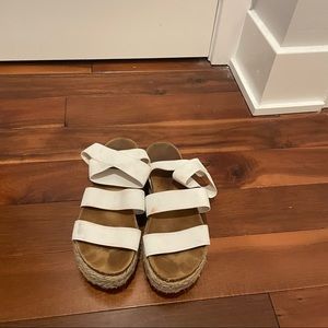 White Platform Sandals